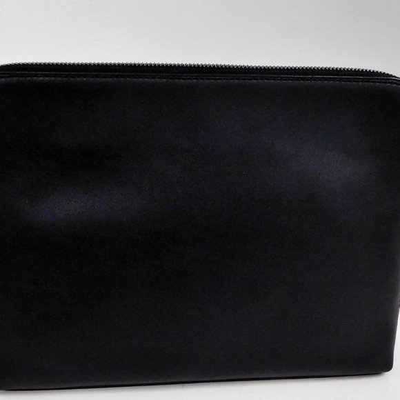 New‎ 3.1 Phillip Lim Black leather Gold Red Brown Leaf Clutch Bag